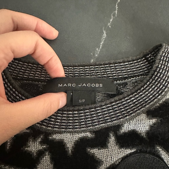 Marc Jacobs Mickey Mouse Black and Sliver Stars Pullover - Picture 7 of 10